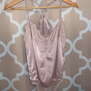 Lavender lace bodysuit